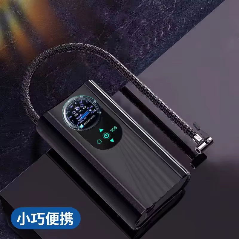 Motorcycle inflation pump, portable tire inflation pump, wireless electric car inflation pump, car refueling pump