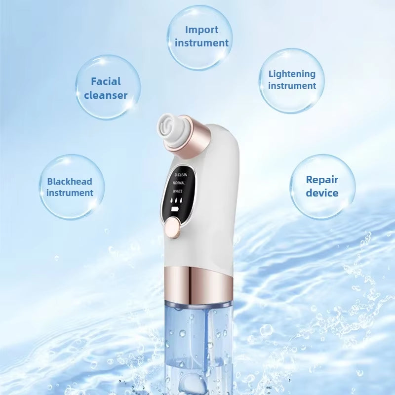 Blackhead Remover Pore Vacuum Face Cleaner Electric Pimple Acne Black Head Removal USB Rechargeable Water Cycle Black Dot Remove
