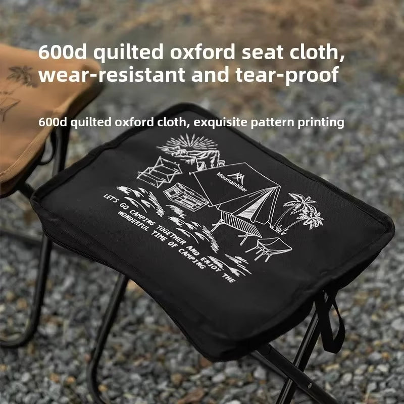 Storage Chair Camping Portable Folding Stool Ultra-light Aluminum Alloy Mini Fishing Chairs Picnic Light Furniture